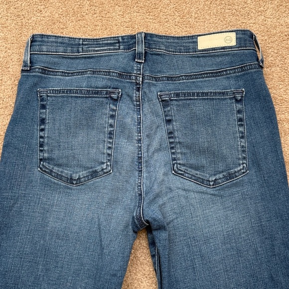 AG Adriano Goldschmied The Jodi Crop Side Slit High Rise Crop Flare Jeans 29R - Picture 5 of 10
